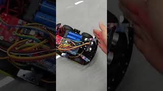 Robot with ultrasonic amp infrared sensors for precise following function DIY robot sensors tech [upl. by Kciredec565]