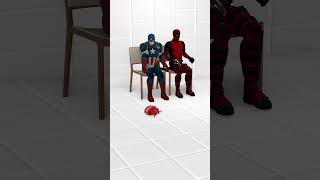 Deadpool vs Captain America  Target Challenge  Marvel Animation [upl. by Acinelav972]