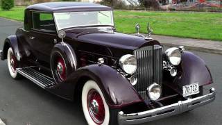 1934 Packard Super 8 Coupe  Walk Around Tour [upl. by Heringer]