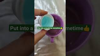 Hexidine mouthwash use💯👍viral shorts [upl. by Thorman468]