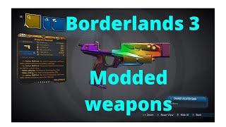 Borderlands 3 Crazy Modded Weapons  Gear  Godmode Shield [upl. by Atirma3]