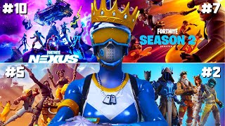 📈¡TOP 10 TEMPORADAS de FORTNITE🤨FORTNITE [upl. by Tankoos183]