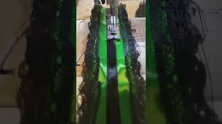 Black and Green Collar Sewing ASMR [upl. by Aninahs]