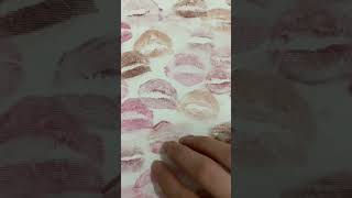 1 minute painting asmr🖌️🩷 paintingasmr asmrshorts satisfyingsounds relaxingasmr [upl. by Spike]