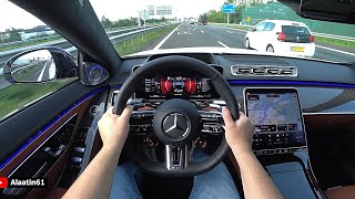 The New Mercedes S Class S63 AMG 2024 Test Drive [upl. by Ahsein]