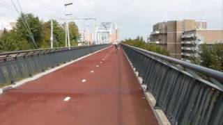 Cycle Bridge in Nijmegen Netherlands 34 [upl. by Quintessa]