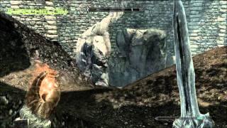 Skyrim Extras  Glitch 1  How To Get UNDER Dragonsreach [upl. by Stefan]