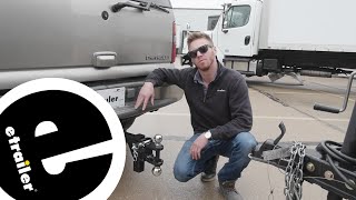 etrailer  Curt Adjustable Clevis and Pintle Hook Combo Review [upl. by Ylluz]