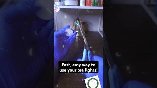 Fast and easily one of the best tea light hacks tealightcandle hacks shortsfeed [upl. by Hilten534]