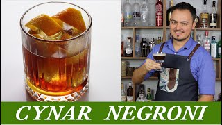 Como Fazer CYNAR NEGRONI [upl. by Surbeck]