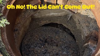 Someone Put A Deck amp Patio Over Their Septic System amp The Lid Cant Be Removed [upl. by Llyrpa]