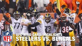 Steelers vs Bengals  AFC Wild Card Highlights  NFL [upl. by Menken]