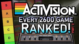 The Ultimate ActivisionAtari 2600 Tier List  ALL 44 GAMES RANKED  Part Two [upl. by Pero85]