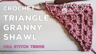 How to Crochet a Granny Shawl  SUPER EASY Beginners Tutorial 🧶 [upl. by Encratia]