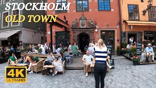 Stockholm’s Original City Centre  Old Town  Sweden  Walking Tour  4K [upl. by Torr]