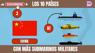 Los 10 principales países con submarinos militares activos [upl. by Annej]