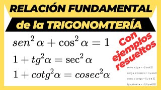 Deducción Geométrica de la Igualdad General de la Trigonometría  4 Ejercicios Resueltos begoprofe [upl. by Doss]