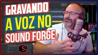 Como gravar voz no Sound Forge 18 [upl. by Eocsor341]