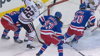 No Distinct Kicking Motion After New York Rangers Score Goal Off Chris Kreiders Skate [upl. by Mandle559]