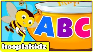 The Alphabet Song  Learn Alphabets A  Z  HooplaKidz [upl. by Atiuqcir]