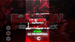 ESSENTIAL GRAPHICS PACK MOBILEPC FREE gfx shorts gfxpack [upl. by Zaccaria288]