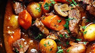 Slow Cooker Beef Bourguignon I The Recipe Critic [upl. by Latta99]