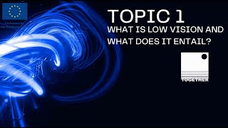 Topic 1 Together For Inclusion  What is low vision and what does it entail [upl. by Lynette114]