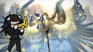 With Hearts Aligned Endsinger 2nd phase theme  Final Fantasy XIV Endwalker Solo Bard Performance [upl. by Prissy]