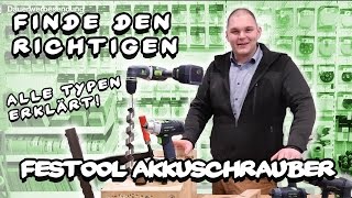 Mikes Toolshop erklärt  Finde den richtigen Festool Akkuschrauber [upl. by Anagrom]