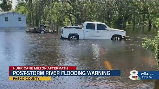 Water rescues in Pasco County neighbors save chickens from flooding [upl. by Sorac]