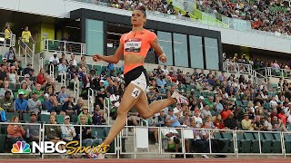 Sydney McLaughlinLevrone DOMINATES for 400m National Title near American record  NBC Sports [upl. by Garreth]