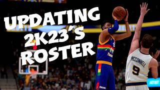 Updating NBA 2K23s Roster To NBA 2K25s Roster [upl. by Griffy]