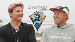 Andrew cotton’s journey from Croyde to 100ft waves in Nazaré  Strong4Cast [upl. by Castor]