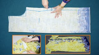 Simple Kameez  Shirt Cutting And Stitching  Easy Cutting And Stitching For Beginners [upl. by Aramoj]