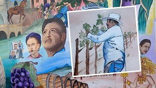 The Hispanic Heritage Mural in Downtown Napa [upl. by Yendic]