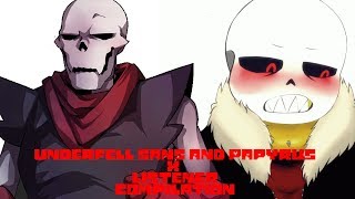 Underfell Sans and Papyrus X Listener Underfell Comic Dub Compilation [upl. by Aym894]