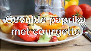 Gevulde paprika met courgette [upl. by Llednahc]