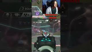 he took it to far gaming streamer twitch apexlegends reaction shorts [upl. by Ayak818]