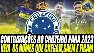 Contratações do Cruzeiro para 2023 veja quem chega quem sai e quem fica [upl. by Anazus]