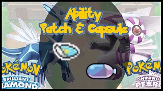 How to Get an Ability Capsule and Ability Patch  BDSP  Prometheus Pine [upl. by Relyc]