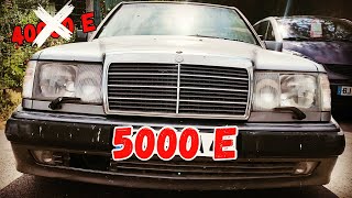 IL ACHETE UNE MERCEDES 500E W124 A 5000 EUROS  V8 326 CV 😱 [upl. by Mashe]