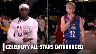 The 2024 NBA Celebrity AllStar Game player introductions 🤩  NBA on ESPN [upl. by Regnig5]