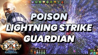 My STRONGEST Build Yet  Poison Lightning Strike Guardian  PoE 322 Guide [upl. by Lekzehcey]