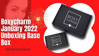 Boxycharm January 2022 Unboxing Base Box [upl. by Salman981]