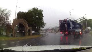 findon valley flash floods 17 06 16 [upl. by Niasuh]