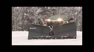 SnowEx HDV Plow V snow plow flared wing 85 amp 95 Stainless too [upl. by Fransis397]