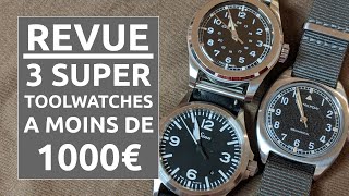 Top rapport qualité prix à moins de 1000€  Sinn 556 Serica 4512 et Hamilton Khaki Pilot Pioneer [upl. by Llywellyn589]