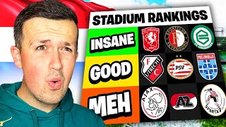 RANKING EVERY EREDIVISIE FOOTBALL STADIUM 🇳🇱 [upl. by Retsila]