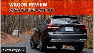 2024 Volvo V90 CC  Car Review  Drivingca [upl. by Avilla]