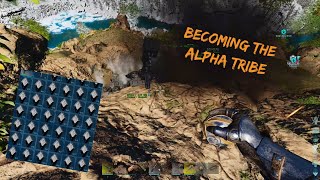 Becoming The Alpha Tribe  Ark Survival Ascended Official PvP [upl. by Bari16]